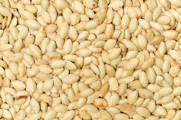 The background of pumpkin seeds 
