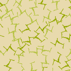 Field camouflage of various shades of green and beige colors