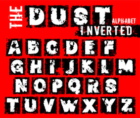 Grunge dust letters © Double Brain