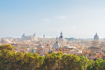 Fototapeta na wymiar skyline of Rome, Italy