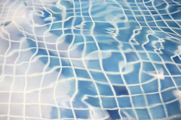 background pool blue water / clear water in the pool texture clear water rest concept