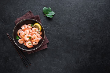 Shrimps, Prawns in bowl