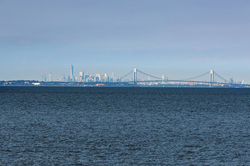 Hazy Lower Manhattan