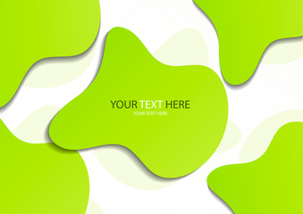 Fototapeta premium Colorful fluid geometric background. Liquid composition 3d form. Dynamic background for invitation, booklet or business card design.
