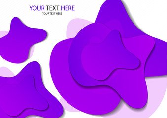 Colorful fluid geometric background. Liquid composition 3d form. Dynamic background for invitation, booklet or business card design.