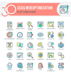 SEO and web optimization Icons