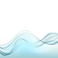 Blue modern abstract lines swoosh certificate speed smooth wave border background. Vector illustration