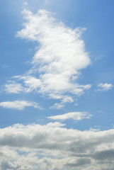 Fototapeta premium 空 雲 素材