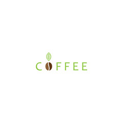 Nature Coffee Logo Design Vector