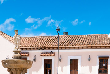 Tunja Colombia ancient fountain named Pila of Mono