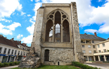 Fototapeta premium Saint Barthelemy collegiate church is a Gallo roman ruin in Beauvais., Hauts-de-France, France.