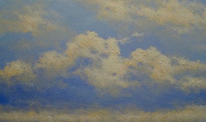 Oil paintings landscape, fine art, abstract grunge background