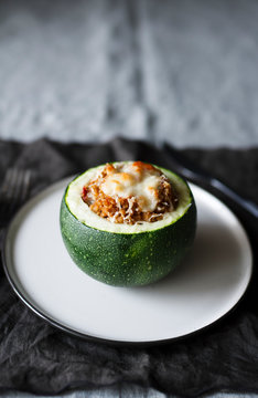 Stuffed zucchini