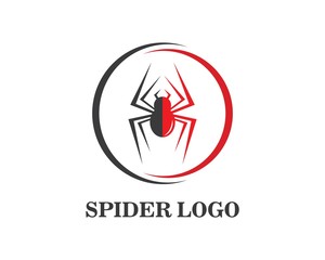 spider logo vector