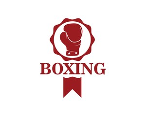 boxing logo vector icon illustration