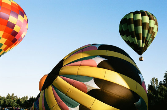 Hot air balloons