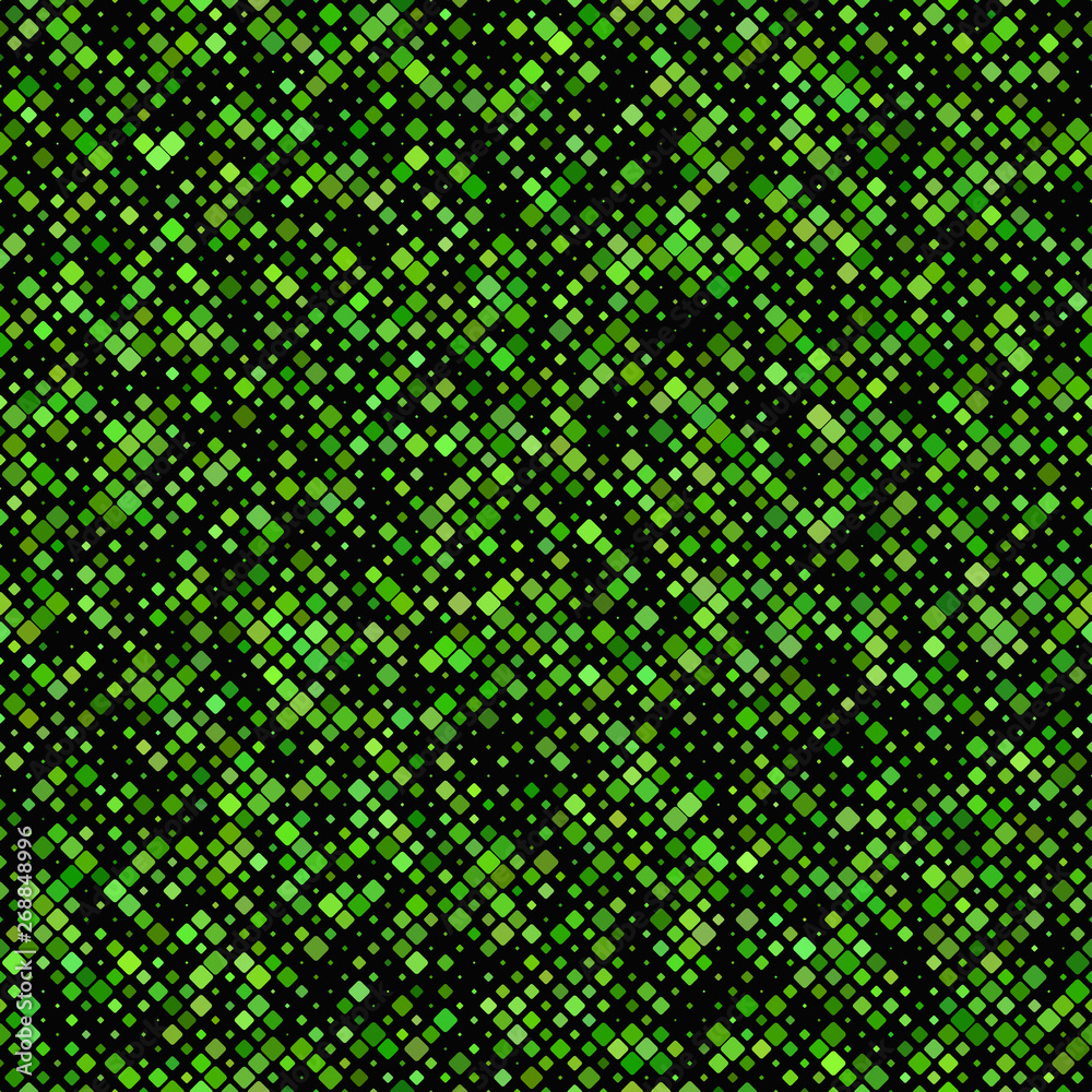 Poster green abstract seamless diagonal square pattern background design - vector graphic