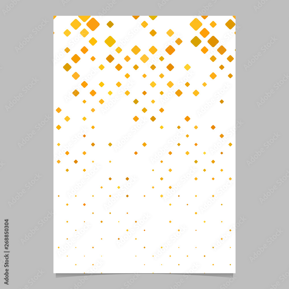 Poster abstract diagonal square pattern brochure template background - vector stationery design