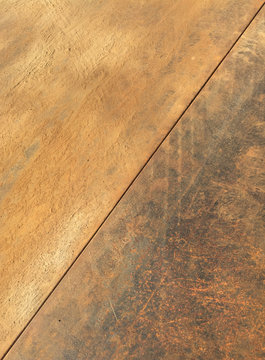 rusty steel plates