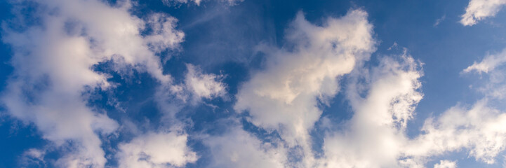 Clouds and blue sky background. Blue sky background with clouds. Beautiful clouds with blue sky background. Nature weather, cloud blue sky and sun.