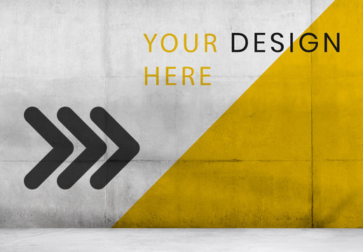 Bright Concrete Wall Mockup