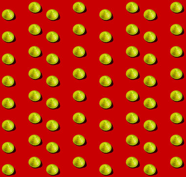 Gummy Nipple Pattern on Red