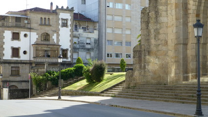 Fototapeta na wymiar O Carballiño, village of Galicia.Spain