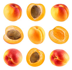 Apricot isolated Clipping Path