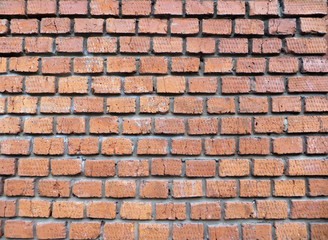 Old brown brick wall texture