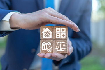 Tax Property. Taxes House Date and Law concept.