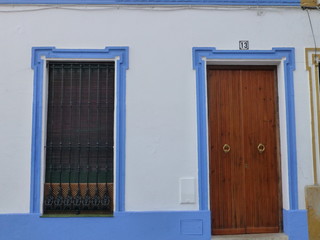 Naklejka na ściany i meble Ayamonte,coastal village of Huelva. Andalucia,Spain
