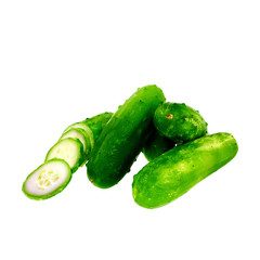 3d render of cucumbers