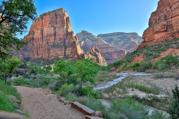 view of canyon in utah usa