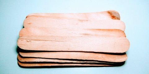 Wood sticks isolated on white background