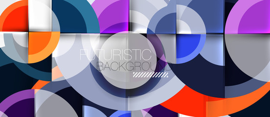 Circular geometrical design template