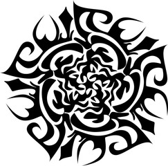 Seamless floral pattern vector design circle element for websites, blogs, advertisements, flyers, posters, backgrounds, business cards, logo, and tri-folds	