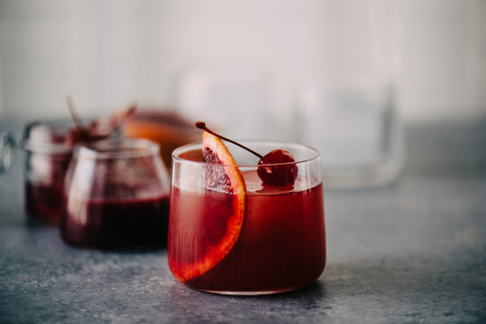 Blood Orange Whiskey Sour