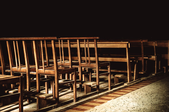 Church bench