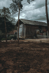 Fototapeta premium abandoned old house