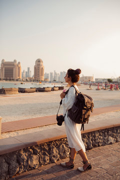 Photographer exploring Doha