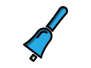 bell filled line vector icon