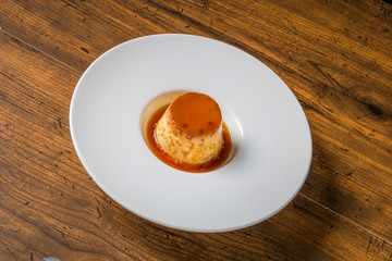 手作りプリン　Very delicious homemade custard pudding