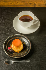 手作りプリン　Very delicious homemade custard pudding