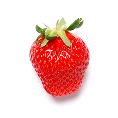 Strawberry isolated on white background. Clipping Path