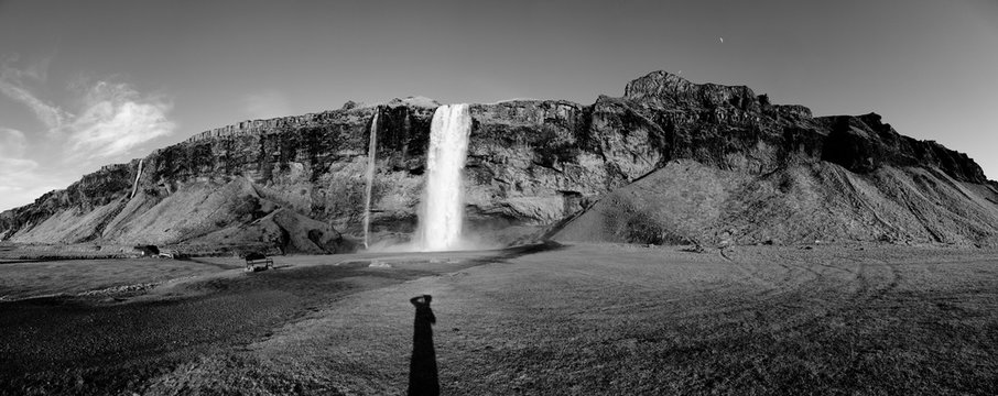 Seljalandsfoss waterfall. Iceland