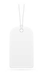 tags label price empty template for the sale of clothing and your design stock vector illustration
