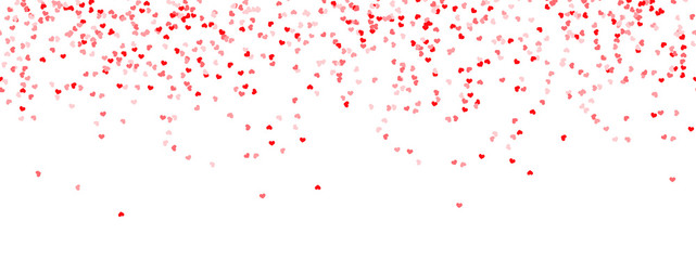 seamless confetti hearts background