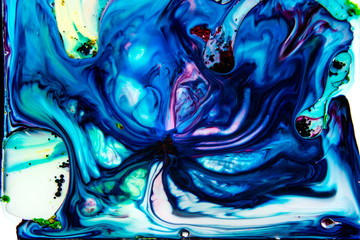 Close up shot of an abstract colors