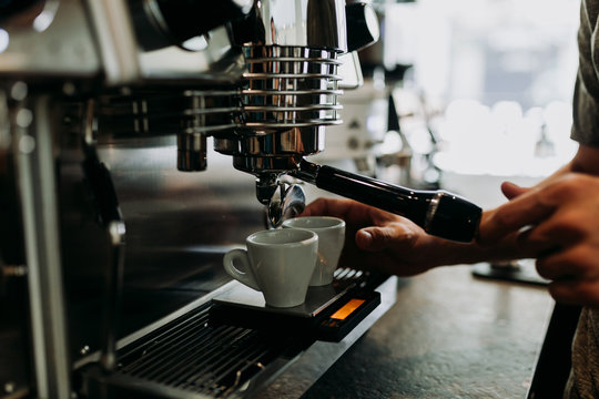 Portraits of workers from coffee bar.
