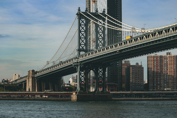 Obraz premium Manhattan bridge in new york